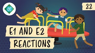 E1 and E2 Reactions Crash Course Organic Chemistry 22 [upl. by Aicinad17]