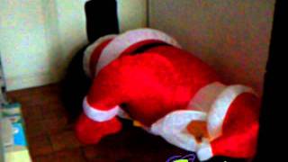 GONFIABILE BABBO NATALE GIGANTE 180 CM NUOVO 180 MT SANTA CLAUS INFLATE LED [upl. by Connie]