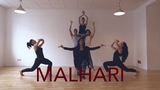 Malhari dance cover  Bajirao Mastani  Vinatha Sreeramkumar choreography  Madrid [upl. by Enidanreb]