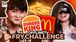 OFFLINETV BLIND FRENCH FRY TASTE TEST CHALLENGE [upl. by Beatrix]