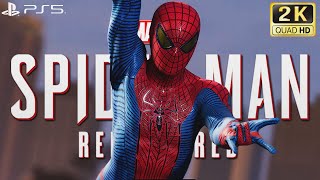 SPIDERMAN REMASTERED PS5 TASM SUIT WALKTHROUGH GAMEPLAY PART 1  INTRO 1440P 60FPS [upl. by Rofotsirk]