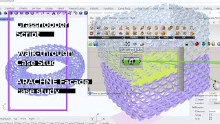 Download  Grasshopper Script Walkthrough Case Study  ARACHNE 3D PRINTED FACADE [upl. by Kinnon669]