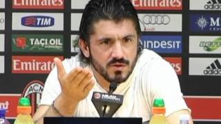 Gattuso ultime parole da rossonero quotMai alla Juve o allInter magari torno ai Rangersquot [upl. by Arehahs]