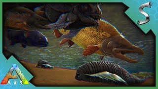 TAMING PIRANHA LEECHES SABERTOOTH SALMON amp COEL AQUARIUM PROJECT  Ark Survival Evolved S4E88 [upl. by Ima785]