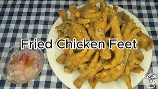 Fried Chicken Feet or Pritong Adidas [upl. by Solram]