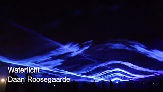 Waterlicht Schokland Netherlands  Laser lights resembling water [upl. by Pisarik86]