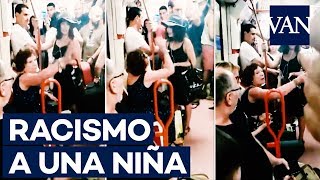 RACISMO  Niega su asiento a una NIÑA por ser inmigrante en el metro de Madrid [upl. by Ativak]