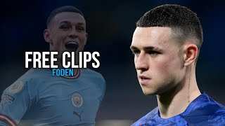 Phil Foden  4K Clips For Edits  Free Clips 2024  Skills amp Goals  Scene Pack  No Watermark [upl. by Anrehs504]