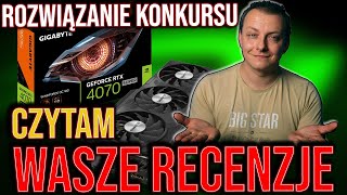 Czytam WASZE RECENZJE Kto zgarnie NVIDIA GEFORCE RTX 4070 Super reklama rtx mediaexpert [upl. by Aimet440]