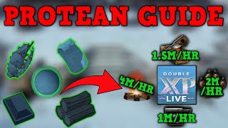 The BEST Way to Use ALL Protean Items for BIG EXP Gains On Double EXP Easy amp AFK  RS3 [upl. by Adnol]