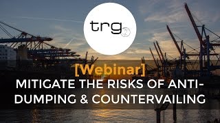 InDepth Look At AntiDumping and Countervailing Full Webinar [upl. by Asin541]