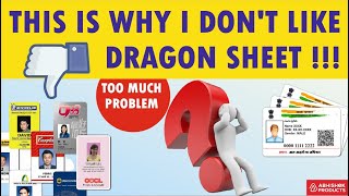 🐉 Problems Of Dragon Sheet in Making PVC ID Cards Colour Fading amp Waterproofing  AbhishekIDcom [upl. by Nuahs]