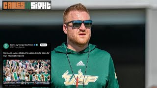 CIS LIVE Miami Hurricanes vs USF Week  D amp Mike Ryan [upl. by Lemar266]