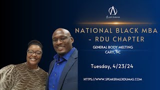 National Black MBA General Body Meeting [upl. by Ahsiad]