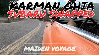 Karmann Ghia w Subaru Engine Swap Pt4 [upl. by Vinna196]