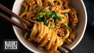 Quick Chicken and Peanut Udon  Marions Kitchen [upl. by Godiva]