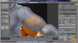 Proyecto Blender 3D Parte 03  Muscularura [upl. by Derreg]