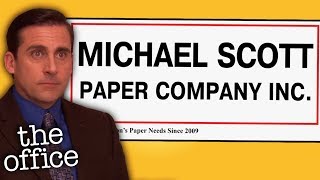 The WHOLE Michael Scott Paper Company Story  The Office US [upl. by Engen201]