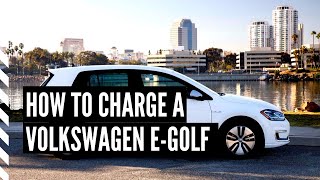 PICKERING VW  How to Charge a Volkswagen eGolf [upl. by Jemy882]