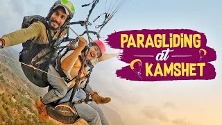 My First Paragliding Experience😮 Kamshet  Travel Vlogs  Being Navi [upl. by Leasi]