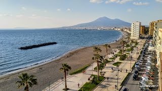 the newly constructed promenade at Castellammare di Stabia [upl. by Sgninnej153]