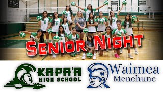 Kapaa Warriors Girls Volleyball VS Waimea Menehune 101524 LIVE [upl. by Sibell]