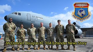 McDonnell Douglas KC10A Extender News Story at NMUSAFApril 2024 [upl. by Haidadej]