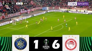 Maccabi Tel Aviv vs Olympiacos 16  UEFA Europa Conference League 202324  Match Highlights [upl. by Mailliwnhoj485]