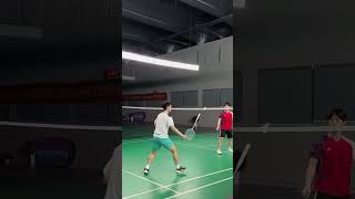 Mastering the court badminton skills in action 🏸📹 attetk43 Olympics Paris2024 Sports [upl. by Bathilda]