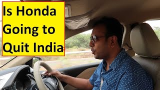 Is Honda going to Quit India in 2022  Facts Explained [upl. by Mcintyre818]