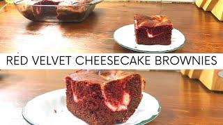 Red Velvet Cheesecake Brownies  Valentines Day Treats  How to Make [upl. by Gamber533]