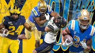 Zach Charbonnet Highlights  Full Career Highlights  UCLA Bruins  Michigan Wolverines  RB [upl. by Eonak706]