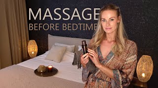 CLOSEUP ASMR  Relaxing Massage amp Personal Attention before Bedtime [upl. by Etnaed917]