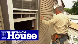 How to Fix Leaky Siding  This Old House [upl. by Aisatnaf]