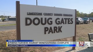 Athens Farmers Market Renovations Complete  Oct 25 2024  News 19 at 6 pm [upl. by Dorsey]