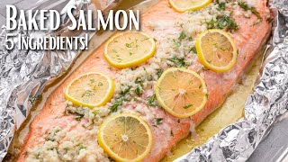 5 Ingredient Baked Salmon [upl. by Cave]