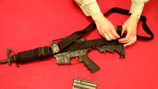 tacsling  3point sling installation AR15 M4 [upl. by Aleiram13]