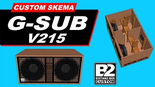 SKEMA BOX GSUB V215  speaker 2x15quot [upl. by Ahtivak]