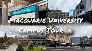 Macquarie University Campus Tour ♥ I enjoy touring universities [upl. by Luhem]