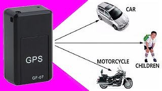 GF07 Mini GPS Car Locator Magnetic Tracker [upl. by Coralyn]