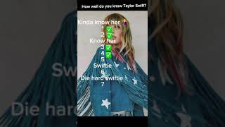 How well do you know Taylor swift singer swiftiesforever games taylorswift chooseone [upl. by Alimaj]