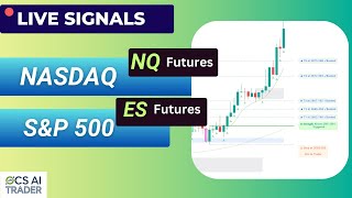 NQ amp ES Live Signals  Nasdaq Futures  SampP 500 ES Futures  Live Trading [upl. by Atikihc]