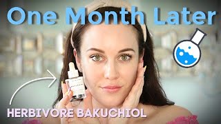 HERBIVORE BAKUCHIOL SERUM💎📆💎One Month Later [upl. by Esilrahc]