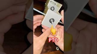 Mount a Powerful PTO in chassis of pvc tractor homemade toy [upl. by Iderf53]