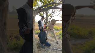 Ek Krishna bhakt aur police 🚨🚩जय श्री कृष्णाkrishna police bhakti bhajan shortvideo [upl. by Tsenre]