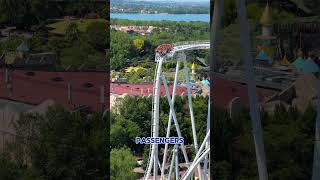 Gardaland Extreme Roller Coaster in Italy rollercoaster themepark gardalandmagic gardaland [upl. by Holub]