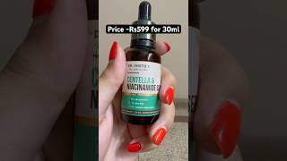 Dr sheth’s centella amp Ninacinamide serum faceserum drsheths skincare acne oilyskin facecam [upl. by Arney]