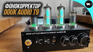 Бюджетный фонокорректор с визуализатором Douk Audio T9 [upl. by Anahsed497]