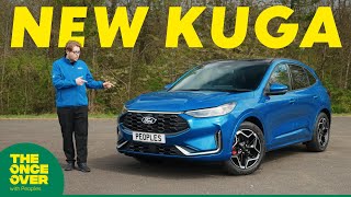 The New 2024 Ford Kuga Review  The Once Over [upl. by Ennirok]