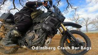 Odinsberg Crash Bar Bags  Review [upl. by Kidd]